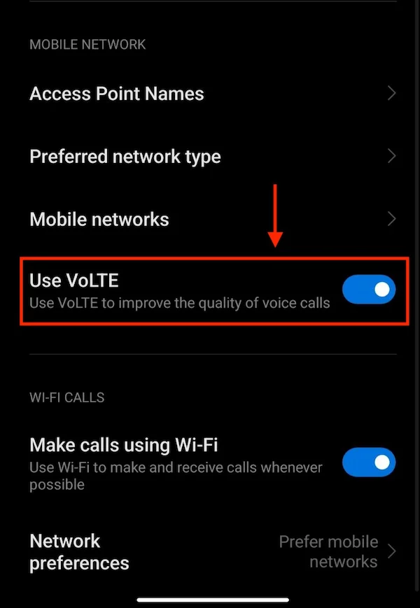 Kako isključiti VoLTE na telefonu Android